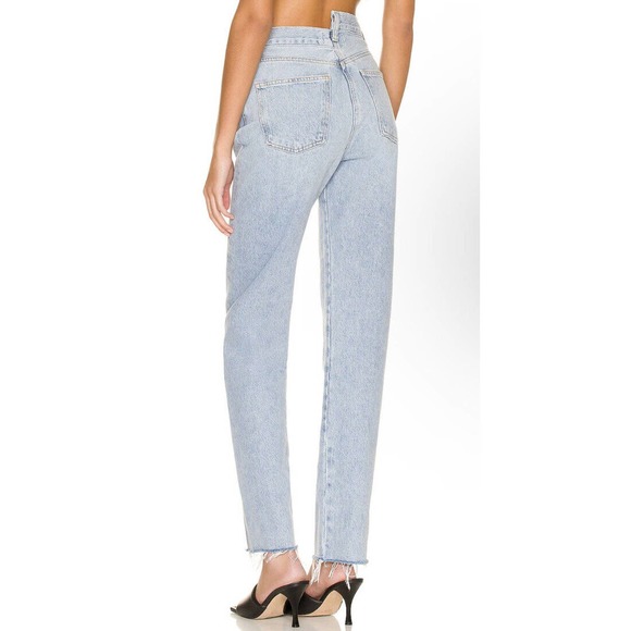 Agolde Criss Cross Straight Jeans Size 24 in Dimension - Picture 2 of 11